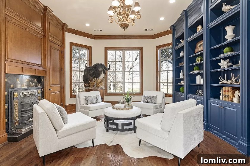 Lush green pastures and mature trees on the Argyle luxury retreat property