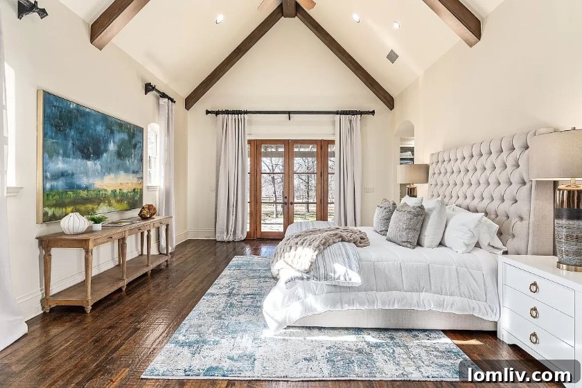 Elegant dining area adjacent to the kitchen, perfect for entertaining