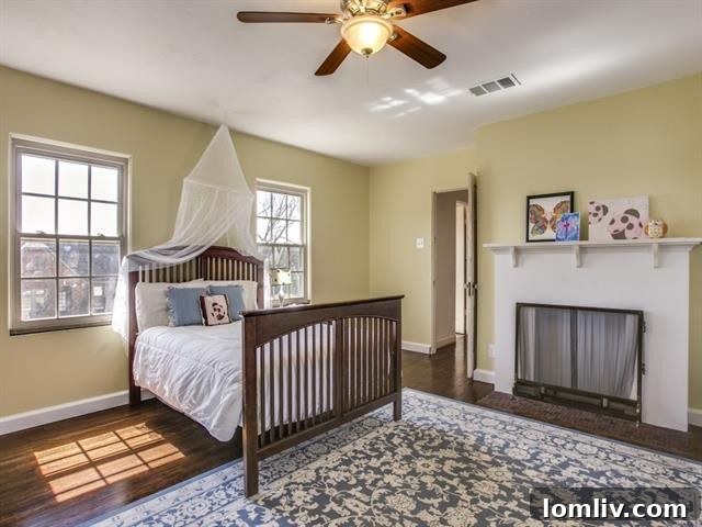 Hollywood Heights: Where Colonial Grandeur Meets Drunk Brick Whimsy 11 Interior view of a cozy room, possibly the hidden room, in the historic home