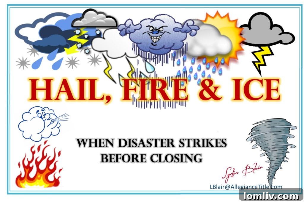 Damaged house after a storm, illustrating unexpected casualty loss impacting a property under contract