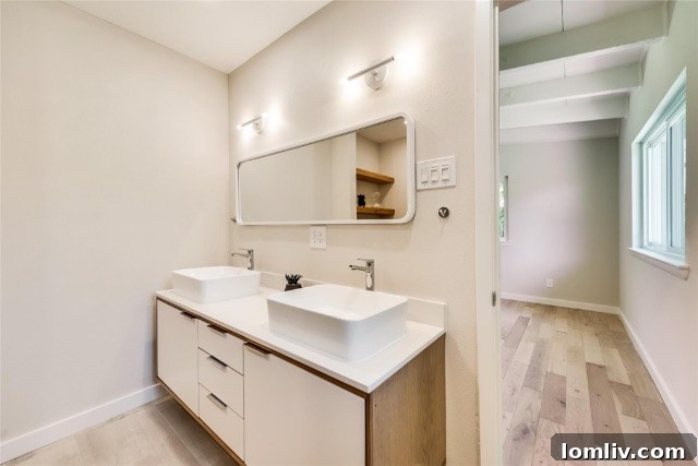 Spacious and thoughtfully designed primary bathroom, showcasing a new layout, modern amenities, and sophisticated finishes.