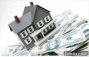 Money changing hands during a real estate transaction