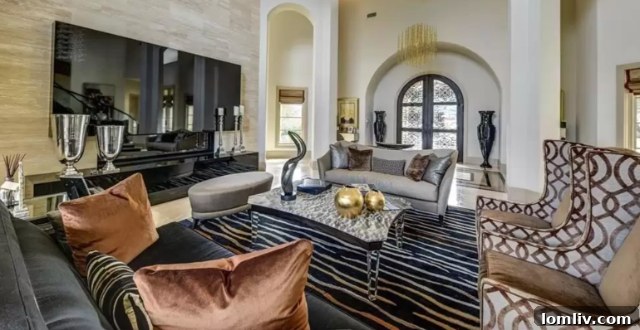 The state-of-the-art kitchen, a culinary delight within the Southlake luxury residence.