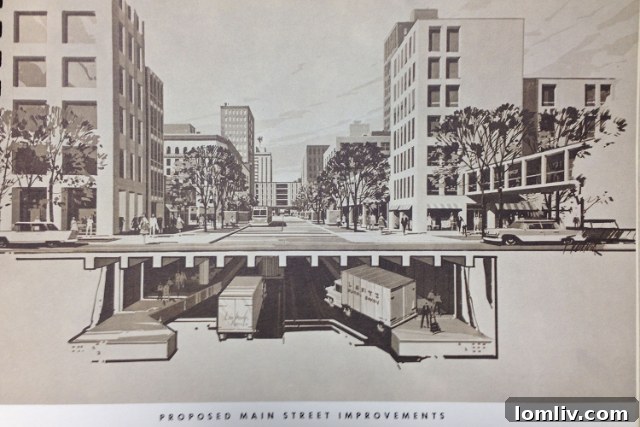 Downtown Subway Plans Ignite DalPark's Rebirth: The World's Most Beautiful Garage Transformed 5 Proposed freight tunnel under Main Street, Dallas