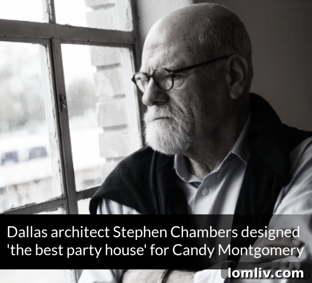 Stephen Chambers, the Dallas architect, known for designing the Montgomery home.