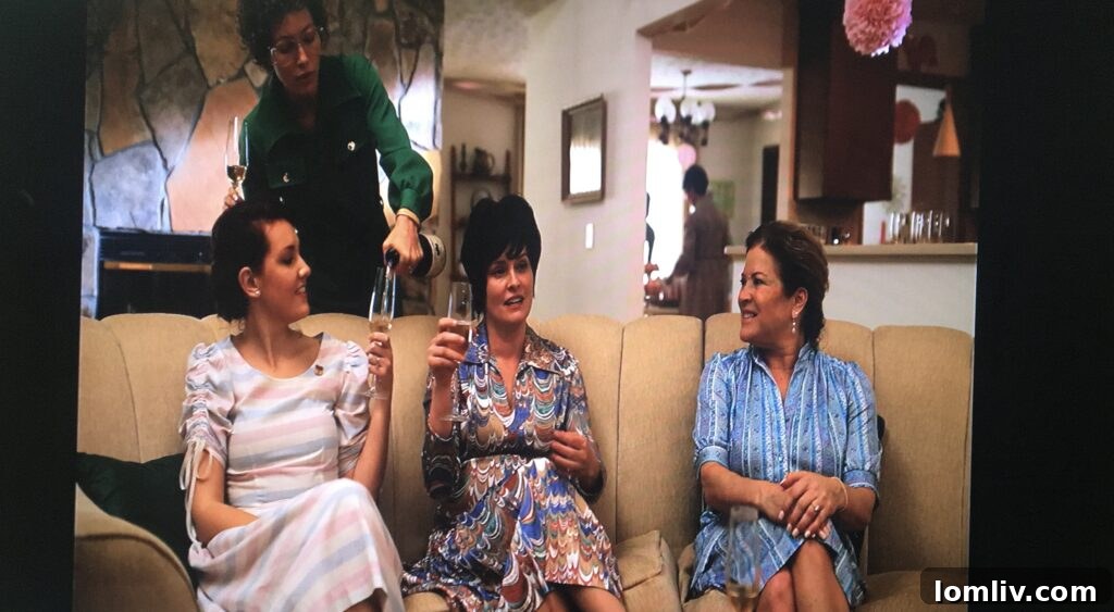 The replica of the 'best party house' from the Hulu series, emphasizing its design elements.