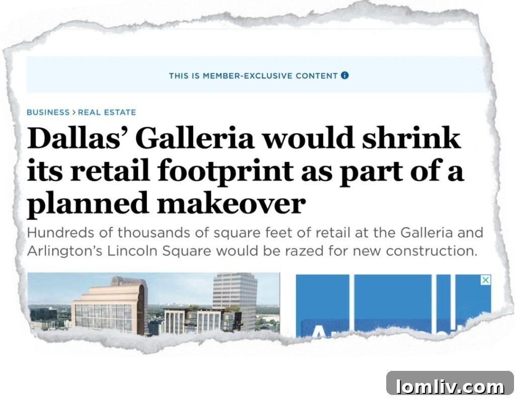 Galleria Dallas from above