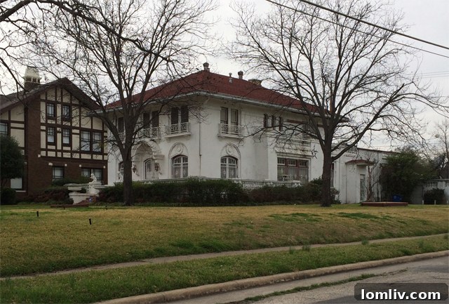 T.A. Manning Home today; First building permit in the area