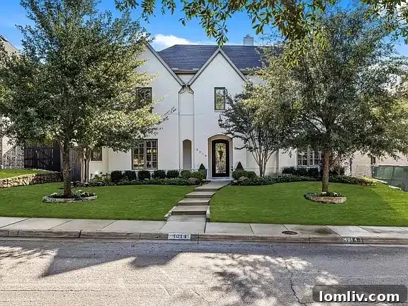 Elegant two-story home in Lakewood, built in 2014, with a classic facade.