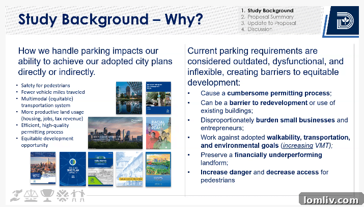 ZOAC staff presentation on parking requirements reform