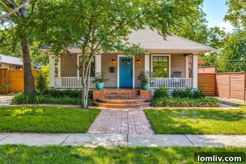Exquisite Oak Cliff home with modern architectural elements