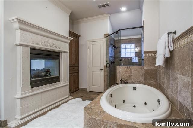 Luxurious primary bedroom offering a tranquil retreat with ample space