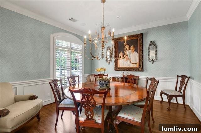 Formal sitting room with a cozy fireplace and classic decor, perfect for quiet reflection