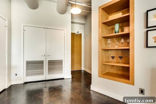 Spacious Living Area at 2220 Canton Lofts