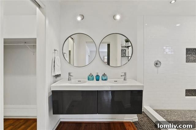 Formal dining area showcasing the modern chandelier