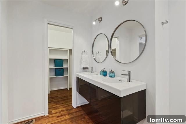 Guest bedroom with ample natural light