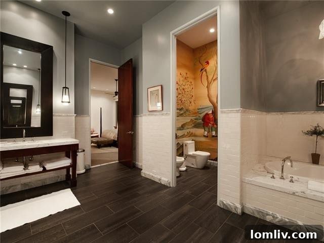 Design District's Premier Warehouse Residence: Private Waterfall and Panoramic City Views 13 2278 Monitor Street Hidden Cabinet