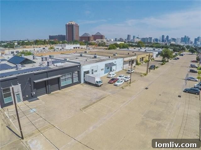 Design District's Premier Warehouse Residence: Private Waterfall and Panoramic City Views 15 2278 Monitor Street Living Room