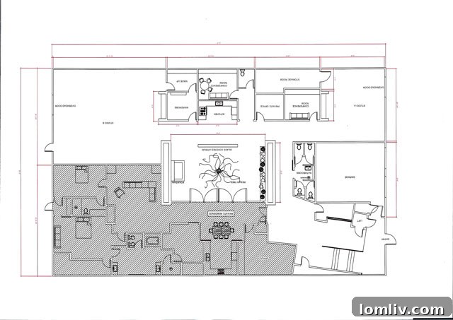 Design District's Premier Warehouse Residence: Private Waterfall and Panoramic City Views 17 2278 Monitor Street Bedroom