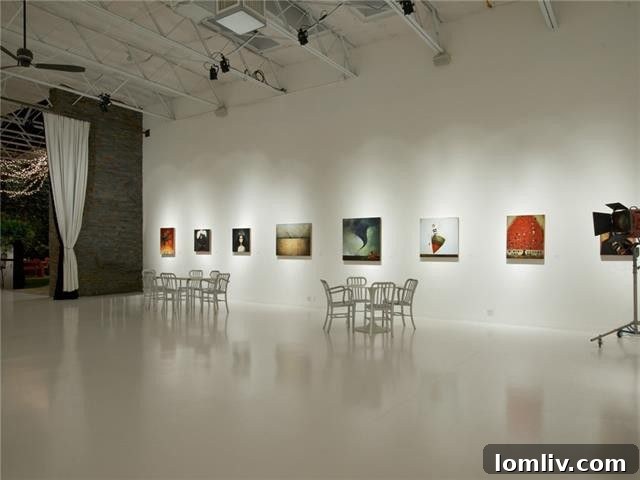 Design District's Premier Warehouse Residence: Private Waterfall and Panoramic City Views 9 2278 Monitor Street Creative Spaces