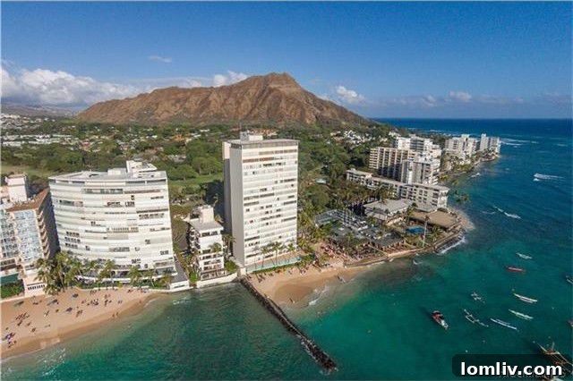 Honolulu Gold Coast and Diamond Head Crater