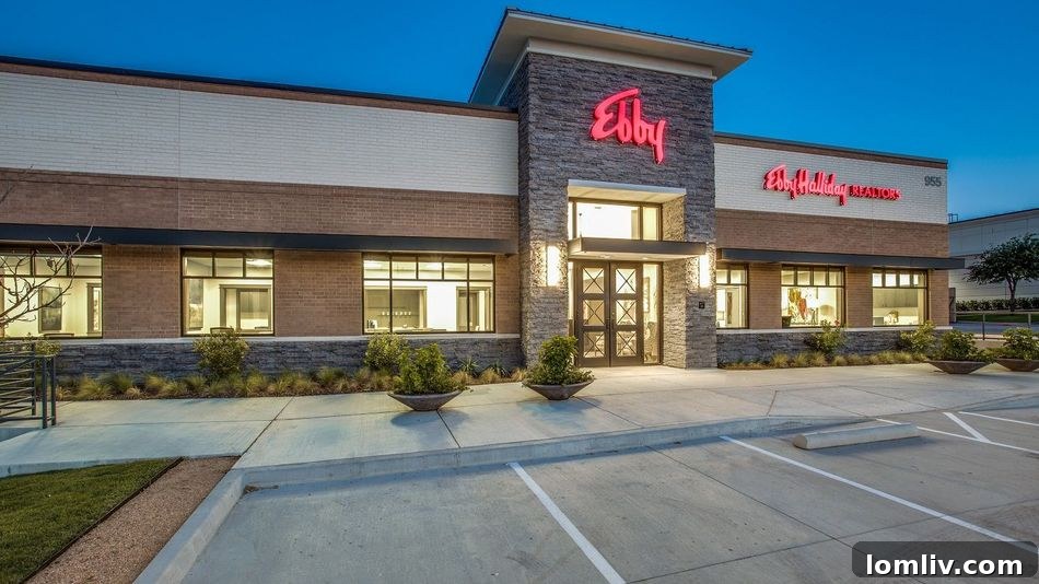 Browne-Douglas Group Teams Up for Major Growth in Allen 3 Ebby Halliday's new Allen office: modern facilities supporting top real estate agents.