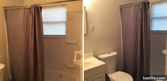 Clean, bright, and updated single bathroom in the Dallas home.