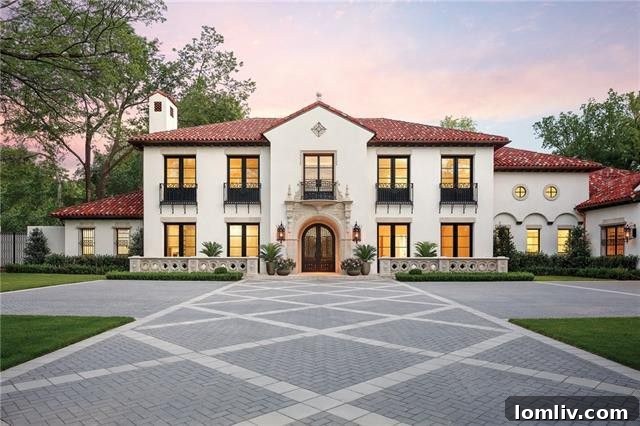 Luxurious Modern Spanish Revival Home at 5326 Edlen Drive Dallas