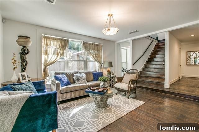 Modern kitchen with marble countertops and island in Oak Cliff