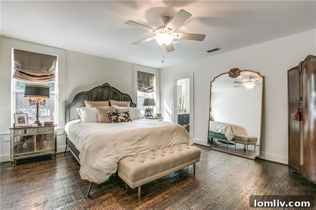 Spacious media room upstairs in Kessler Park property