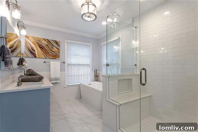 Luxurious Master Bathroom with Soaker Tub and Dual Sinks - 7519 Caillet St