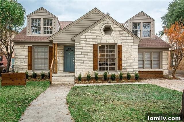 Charming Austin Stone Tudor Exterior - 7519 Caillet St