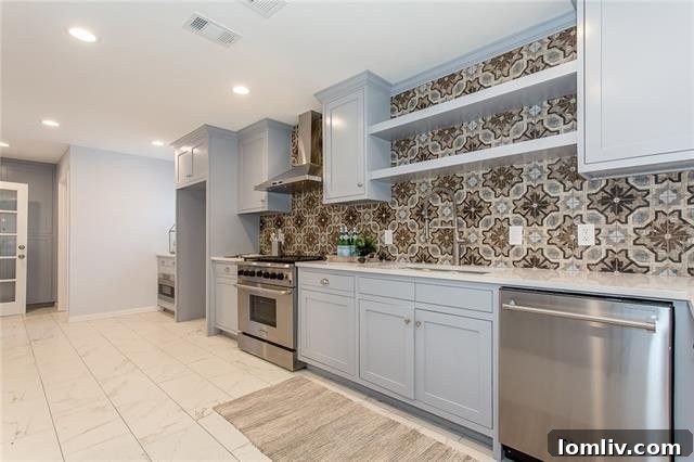 Bright Living Room with Hardwood Floors and Recessed Lighting - 7519 Caillet St