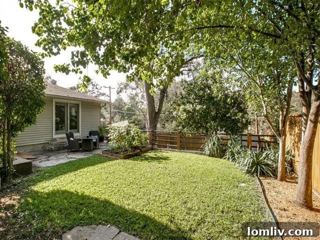 Merriman Park Masterpiece: Complete Living, Unmatched Price 15 Aerial view of the Merriman Park home and its extensive, well-maintained backyard