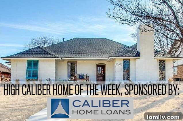 Stunningly updated ranch home exterior in Mesquite, Texas, featuring mature landscaping.