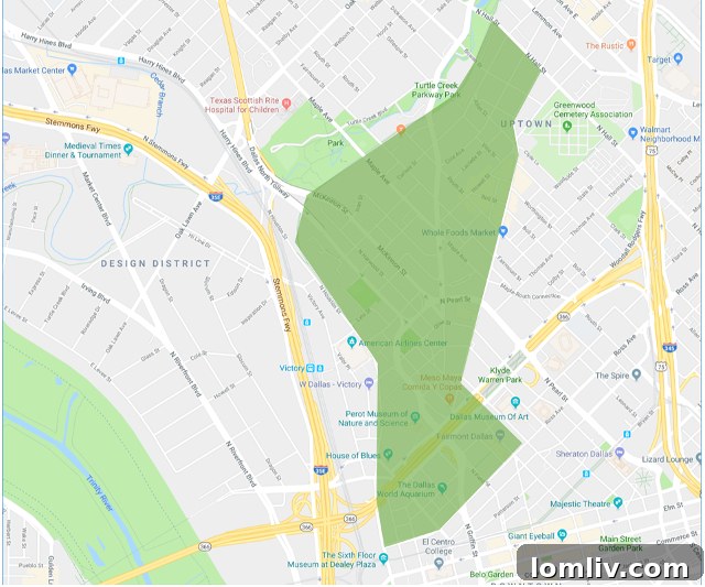 Visual representation of rising property values in a changing neighborhood