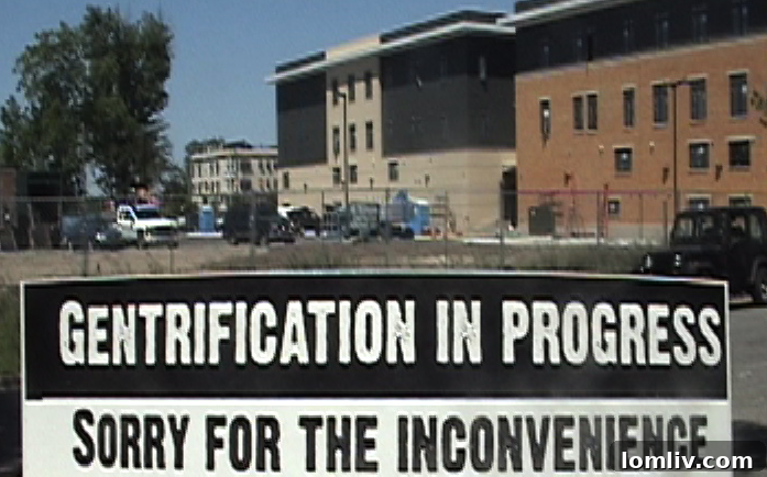 Illustration of a diverse urban community