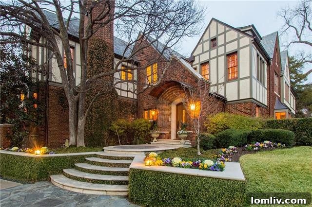 4814 Saint Johns Drive - Highland Park English Tudor Revival luxury home exterior