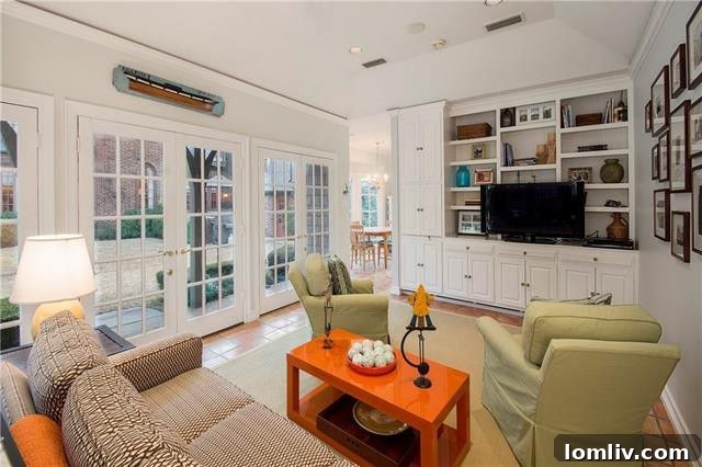 Spacious Patio Area for Outdoor Entertaining with Seating