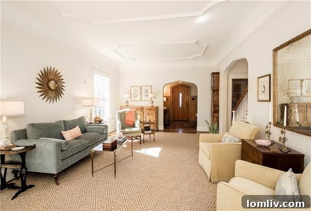 Elegant Dining Area with Traditional Charm and Fireplace