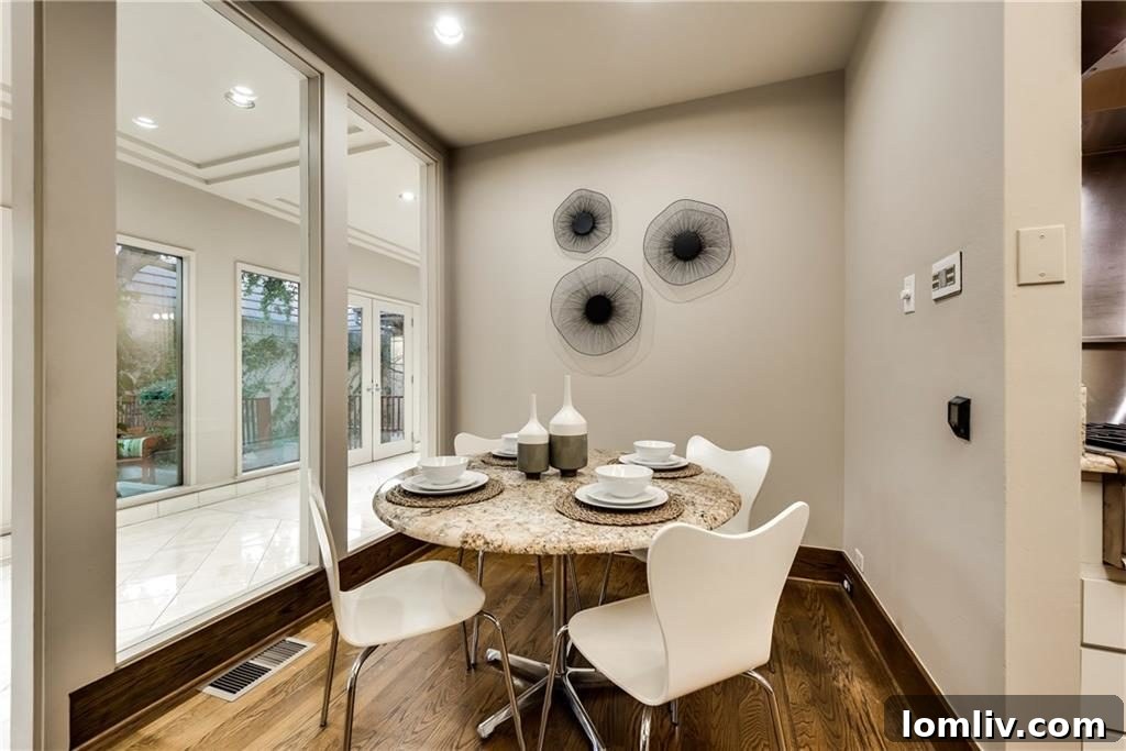 Modern home living space