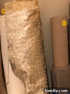 Close-up of Luxurious Designer Fabric Remnants