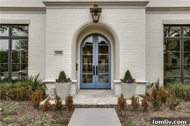 Mark Molthan's Modern Italian Renaissance Captured by Buyer 3 Luxurious Living Room with High Ceilings and Rustic Beams
