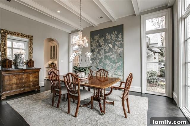 Mark Molthan's Modern Italian Renaissance Captured by Buyer 6 Cozy Breakfast Nook Overlooking the Backyard
