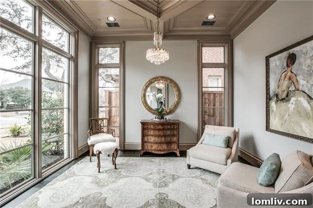Mark Molthan's Modern Italian Renaissance Captured by Buyer 8 Spa-like Master Bathroom with Soaking Tub