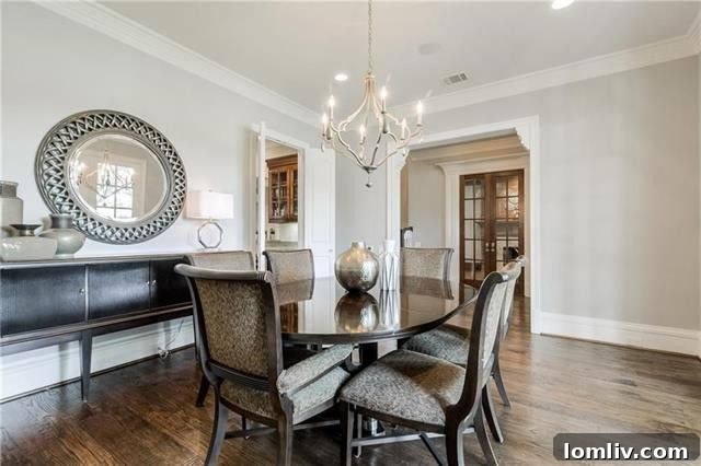 Spacious Living Room with Park Views