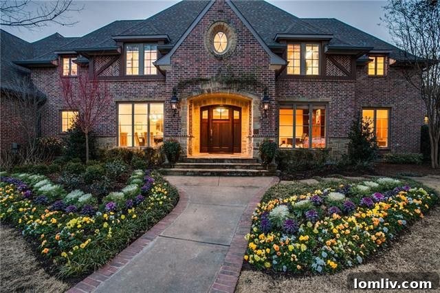 Stunning Tudor Home Exterior, Preston Hollow