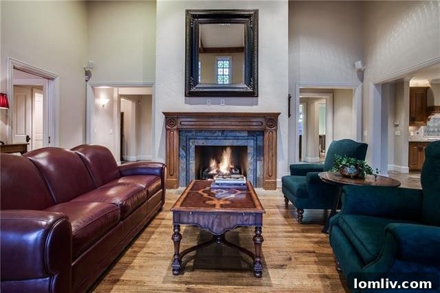 Elegant Interior of a Luxury Tudor in Dallas