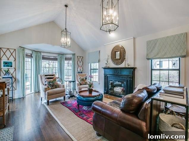 Modern interior design elements creating a warm and inviting atmosphere.