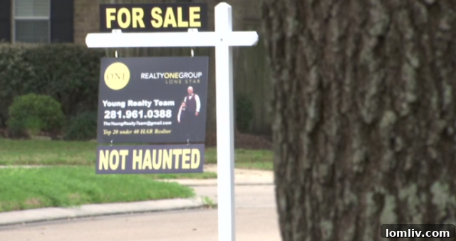 Real estate for sale sign with a humorous 